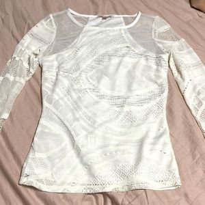 Off white long sleeve top